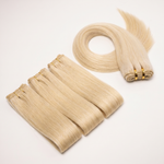 Raw Blonde Straight Weft Extensions