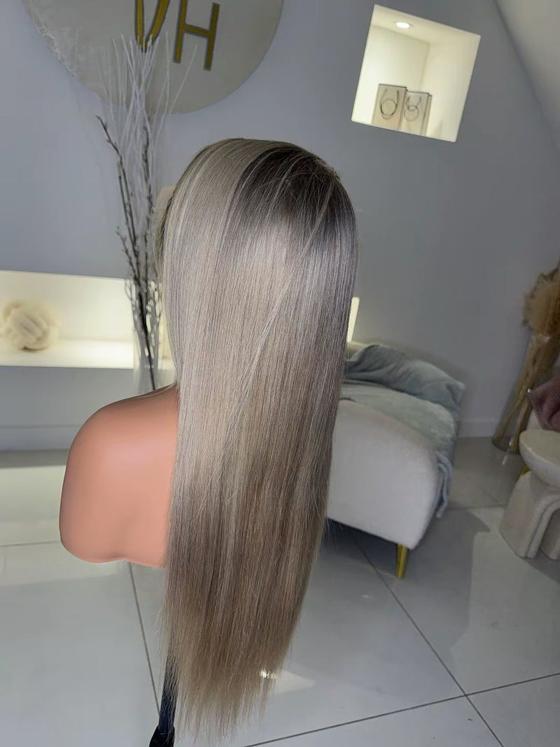 River – Blonde Straight 13x6 HD Lace Frontal Wig (26” Custom Unit)