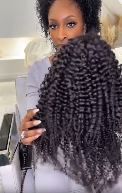 DVH Kinky Curly V-Part Wig