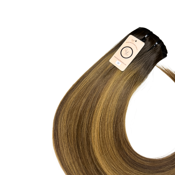 DVH Raw Highlights Straight Seamless Clip In's Extensions