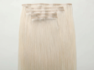 DVH Raw Seamless Blonde Straight Clip In Extensions