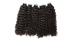 DVH Raw Burmese Curls Tape In Extensions