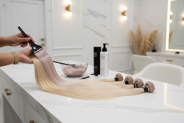 Custom Colouring – 613 Blonde Extensions (DVH Hair Only)