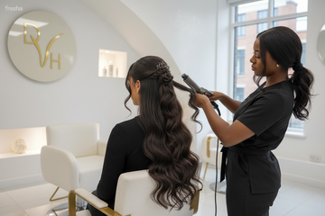 Half Up / Half Down Sew-In Refresh (Wash & Restyle)