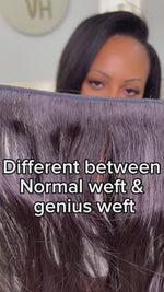 Virgin Loose wave curly Genius Weft Extensions