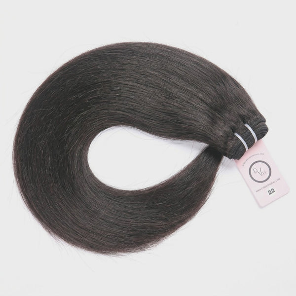 Virgin Straight Weft Extensions