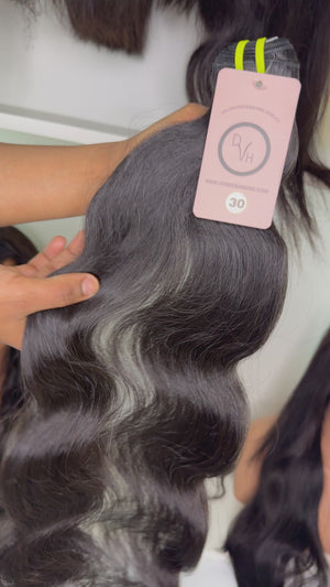 Raw Body Wave Weft Extensions